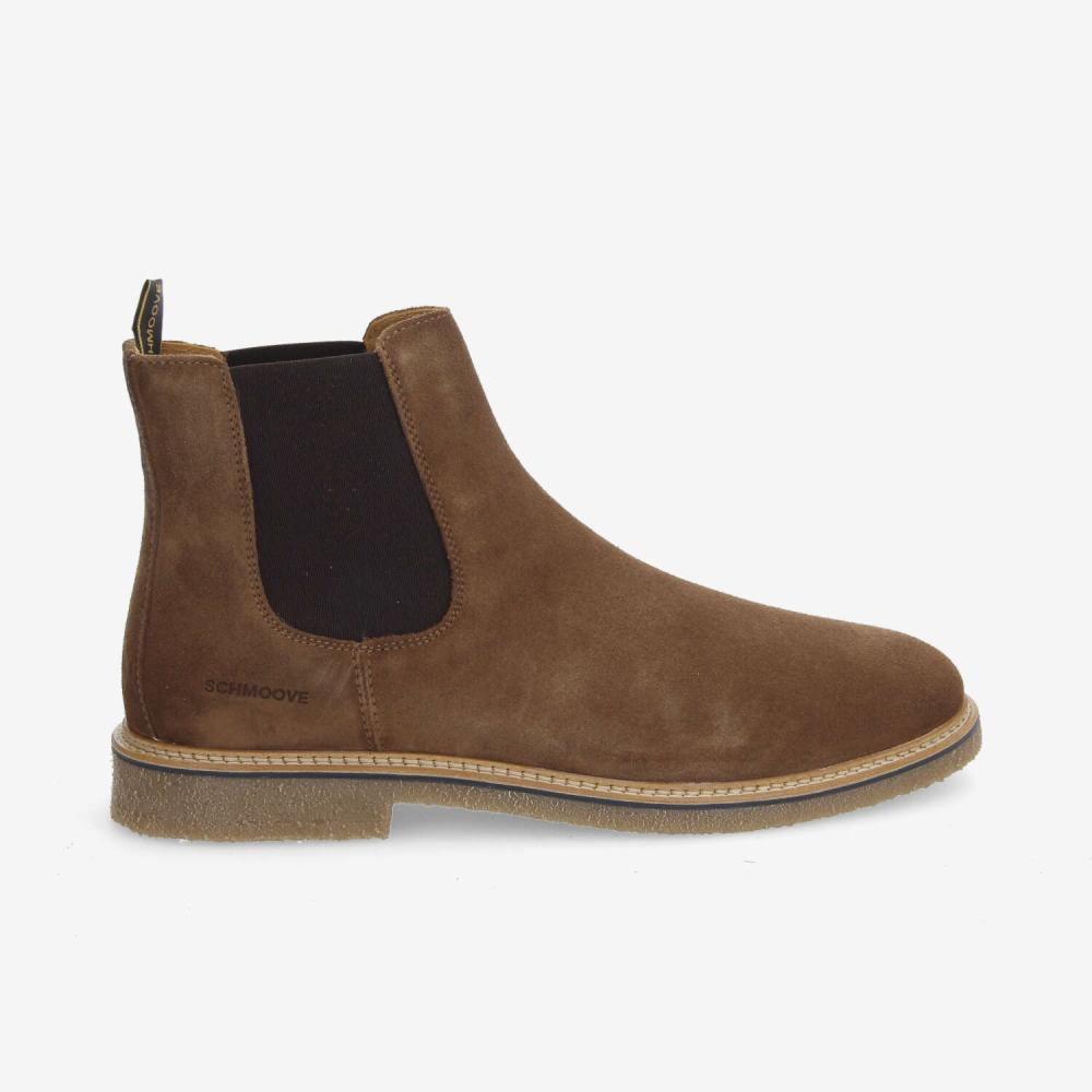 SCHMOOVE — dublin-chelsea-m-suede-marron