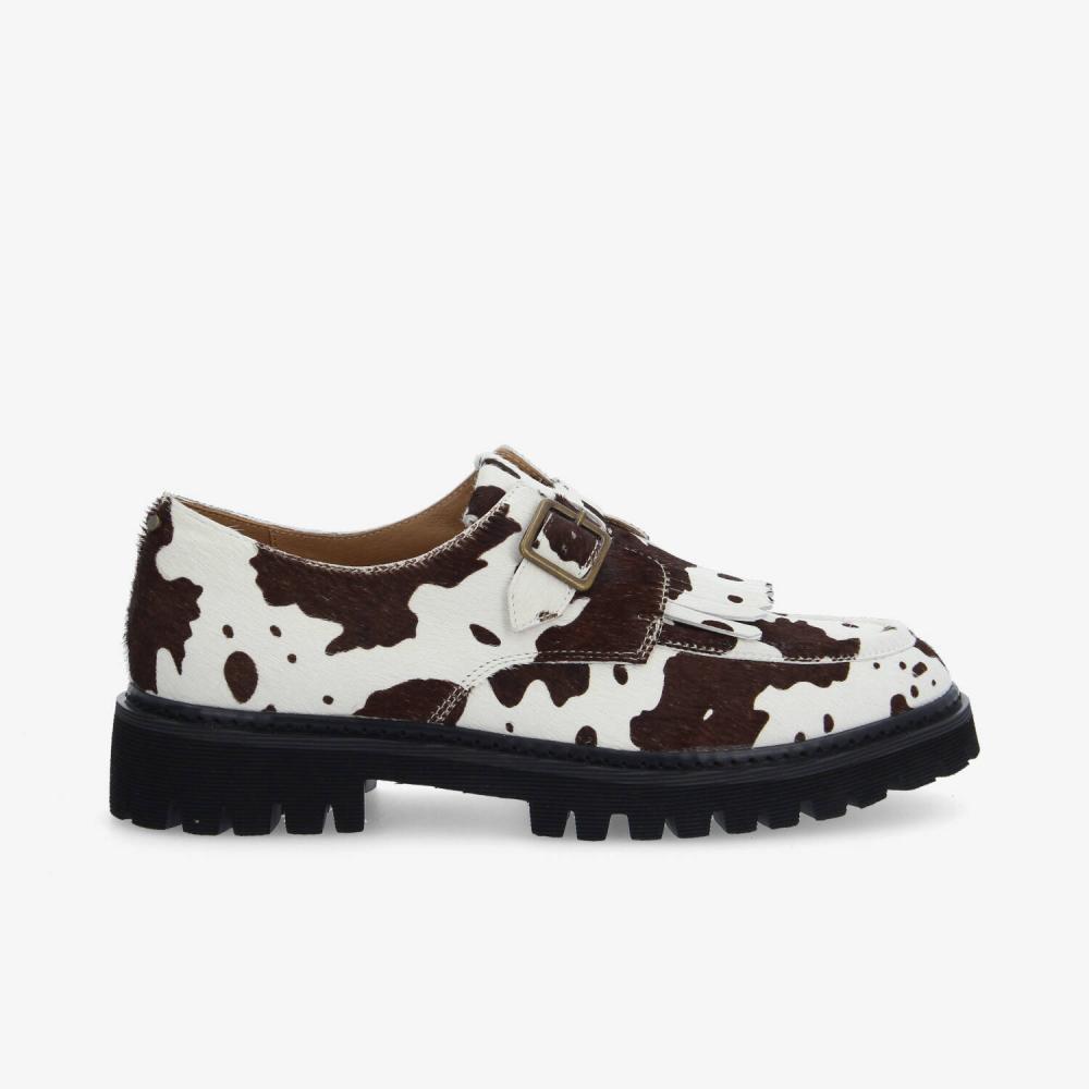 SCHMOOVE — mysen-plt-buckle-m-pony-cow-blanc-marron