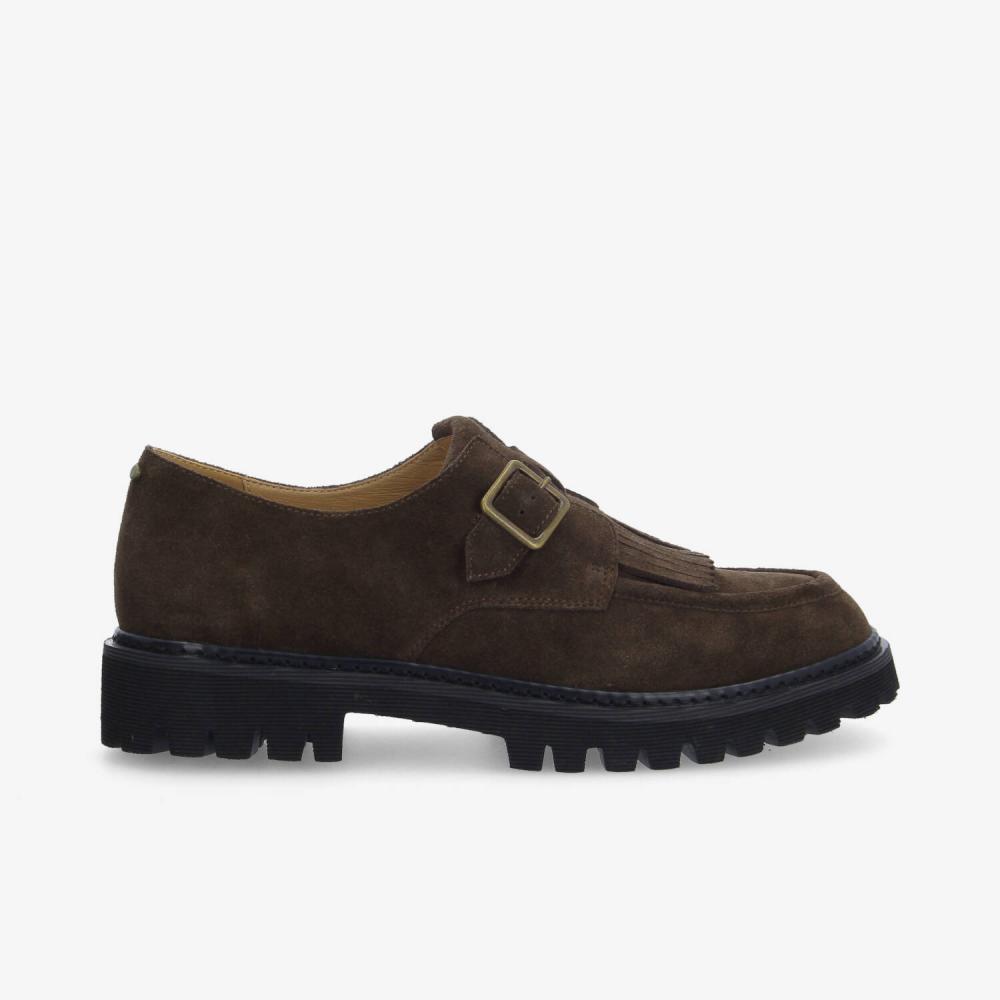 SCHMOOVE — mysen-plt-buckle-m-suede-marron