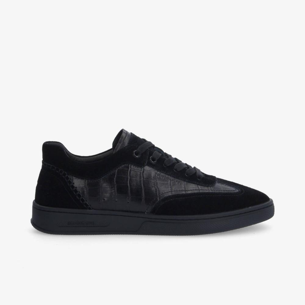 SCHMOOVE — san-marino-sneaker-m-mat-kroco-suede-noir