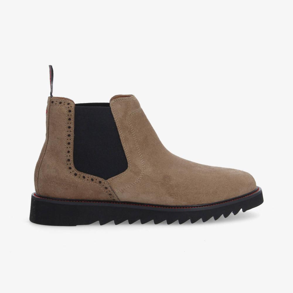 SCHMOOVE — ripple-chelsea-m-suede-beige