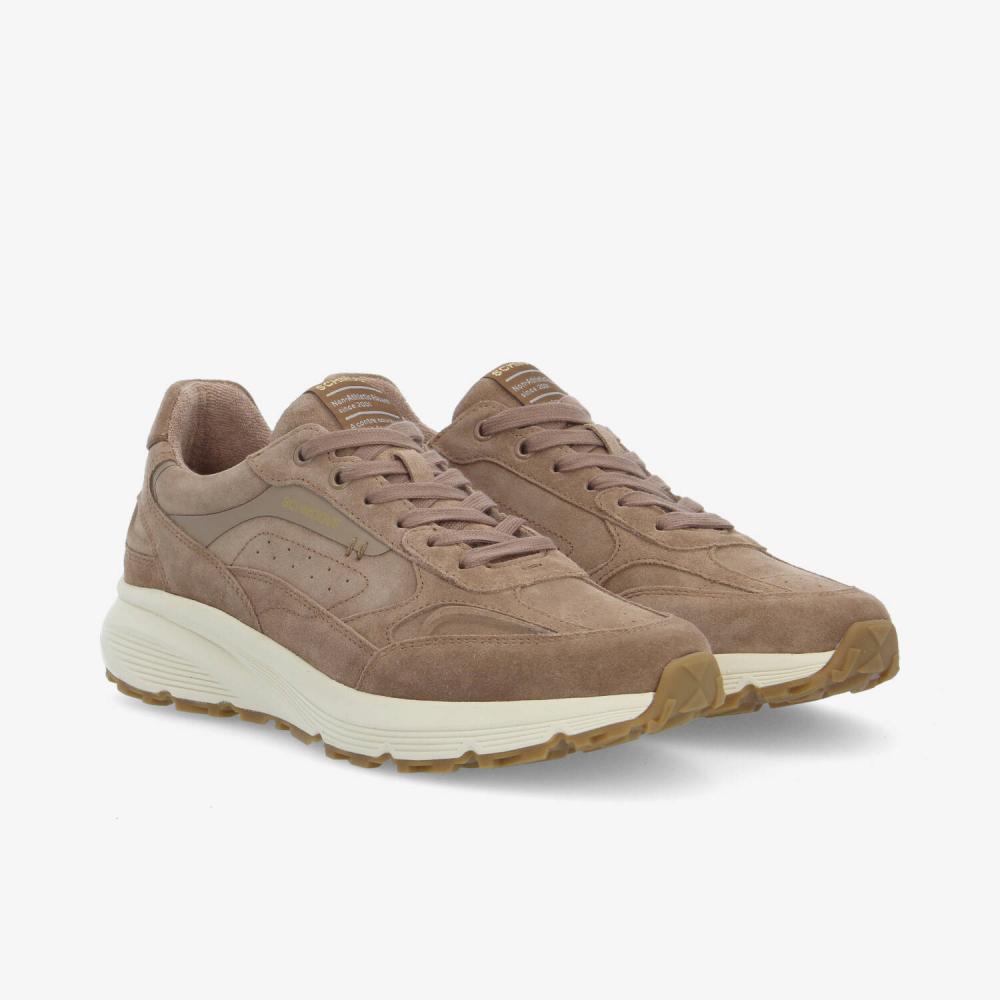 SCHMOOVE — dusk-runner-stamp-m-suede-marron