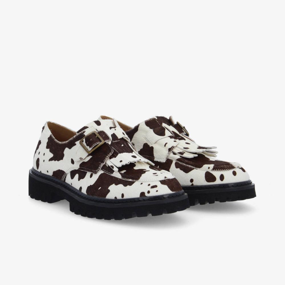 SCHMOOVE — mysen-plt-buckle-m-pony-cow-blanc-marron