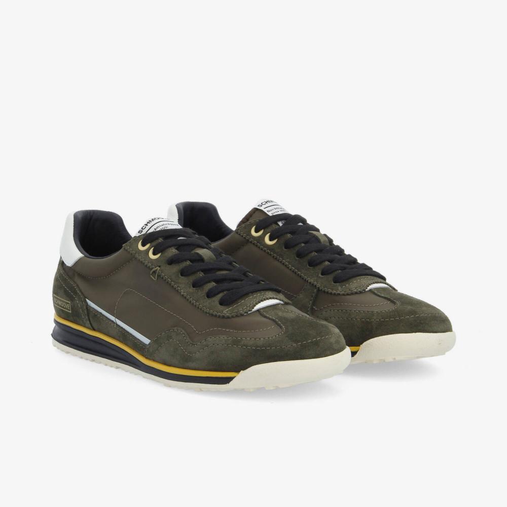 SCHMOOVE — camden-sneaker-m-nylon-suede-sde-vert