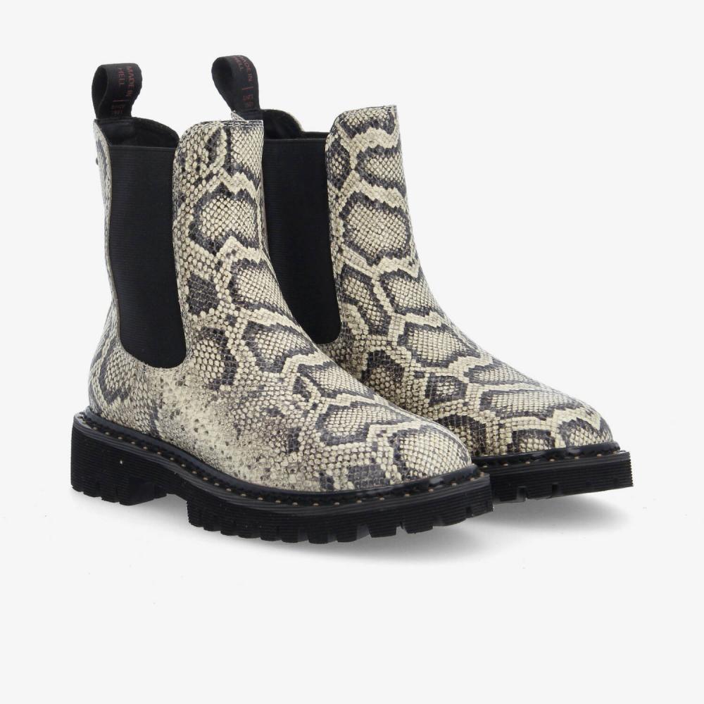 SCHMOOVE — mysen-chelsea-w-print-python-beige