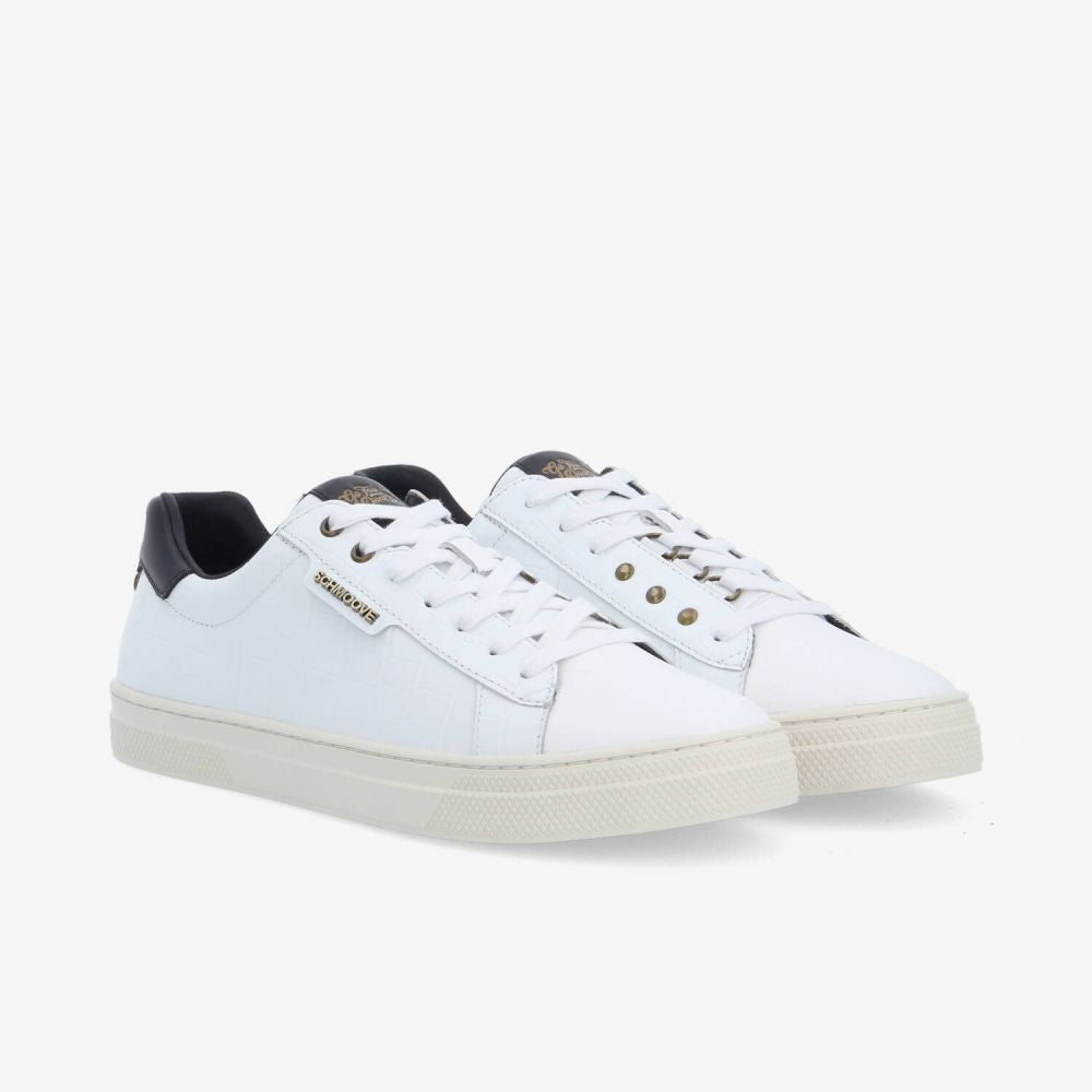 SCHMOOVE — sparkle-biker-m-mat-kroco-nappa-blanc