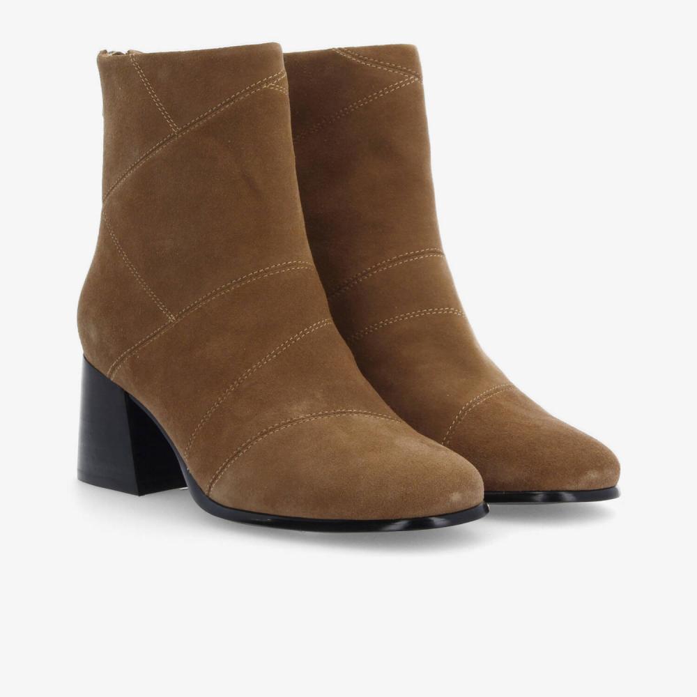 SCHMOOVE — skara-patch-boots-w-cow-suede-marron