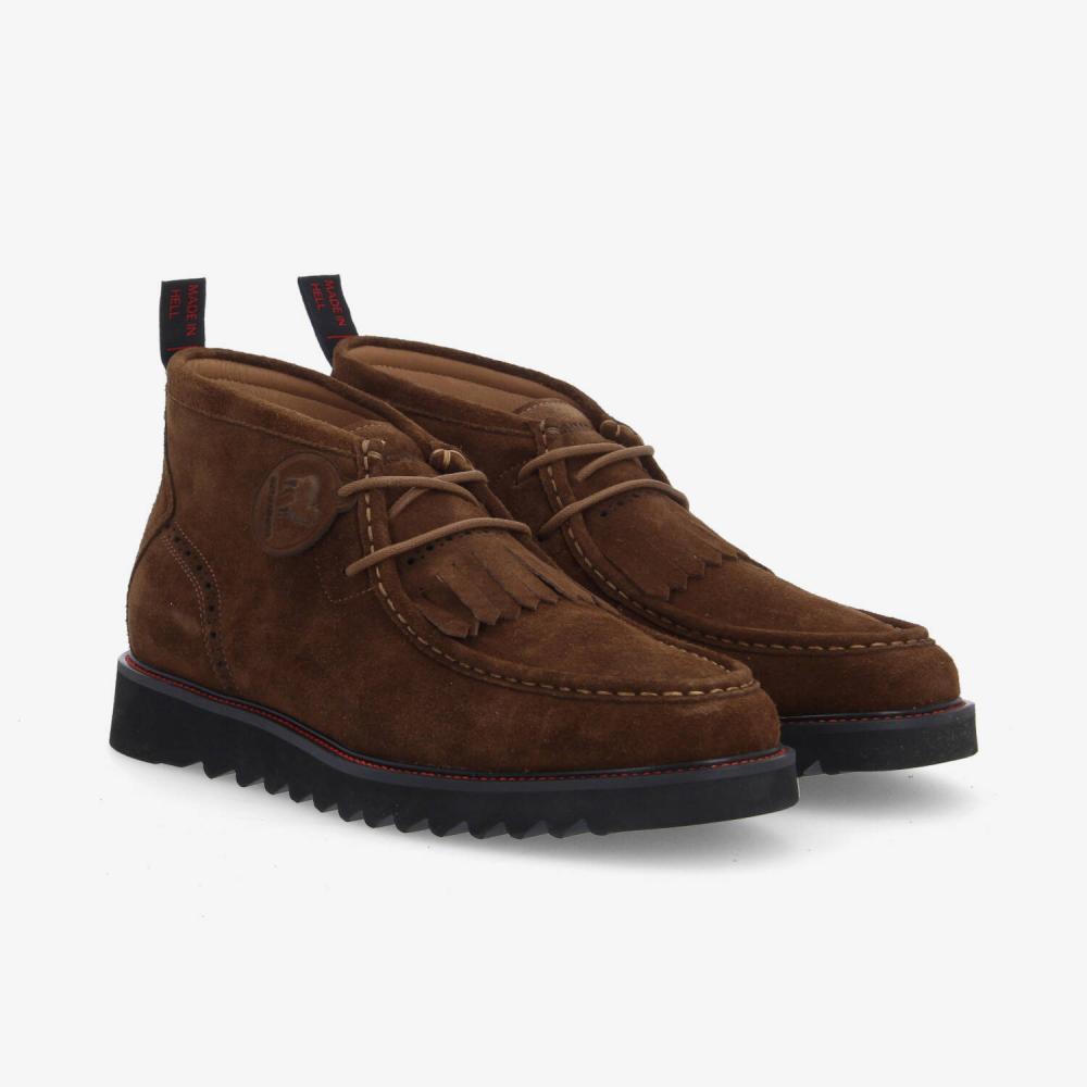 SCHMOOVE — ripple-chukka-m-suede-marron