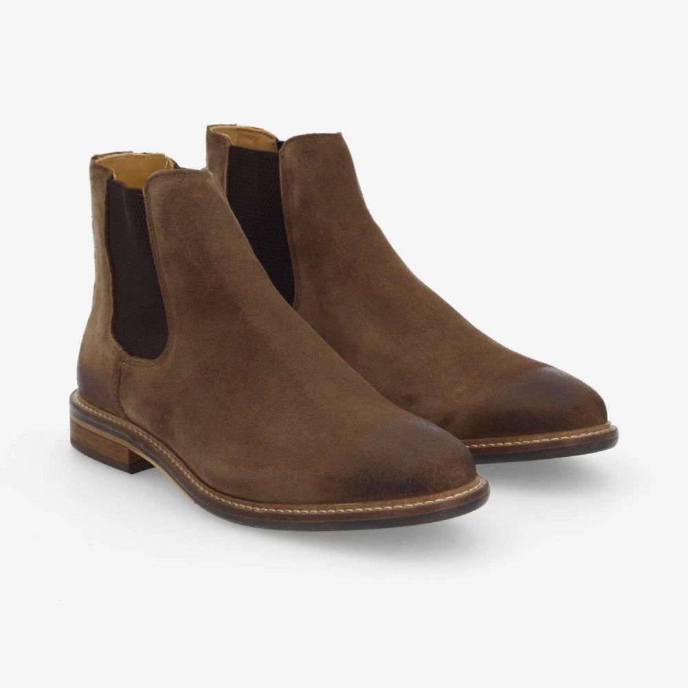 SCHMOOVE — pilot-chelsea-suede-marron