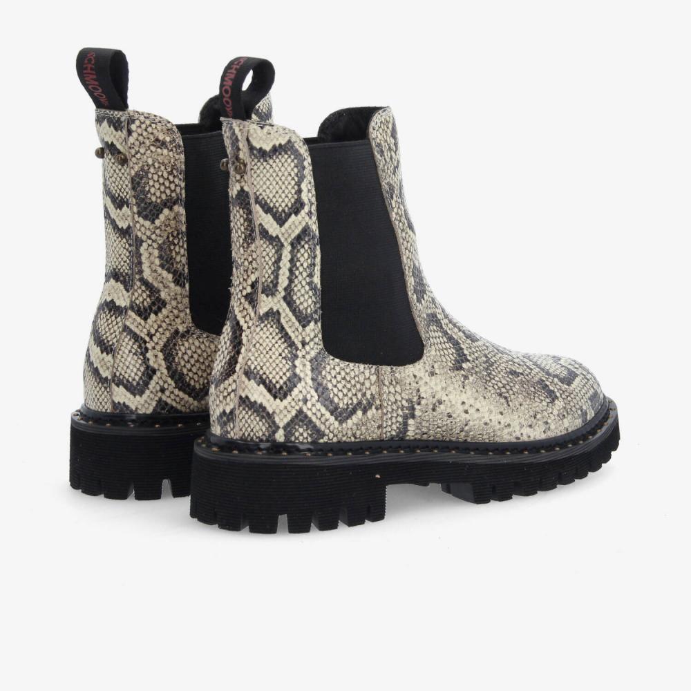 SCHMOOVE — mysen-chelsea-w-print-python-beige