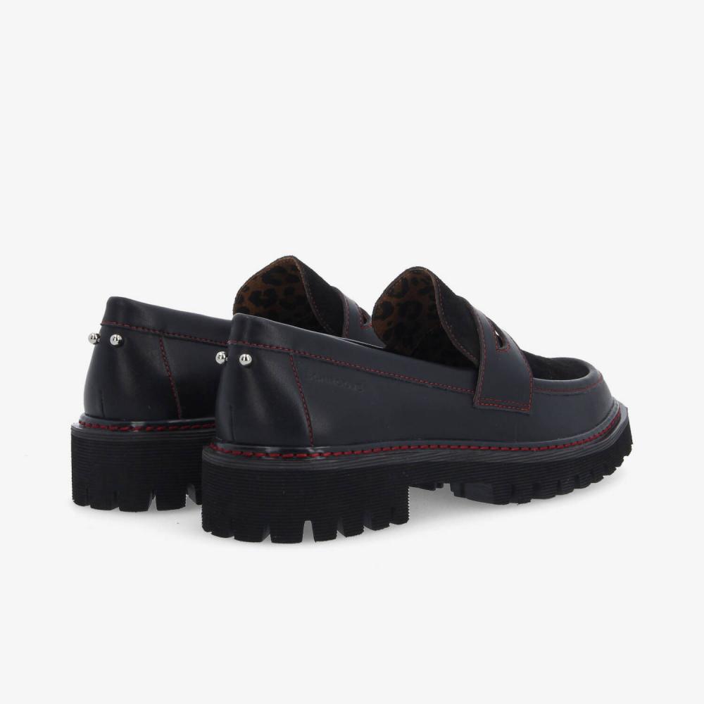 SCHMOOVE — mysen-loafer-w-nappa-suede-noir