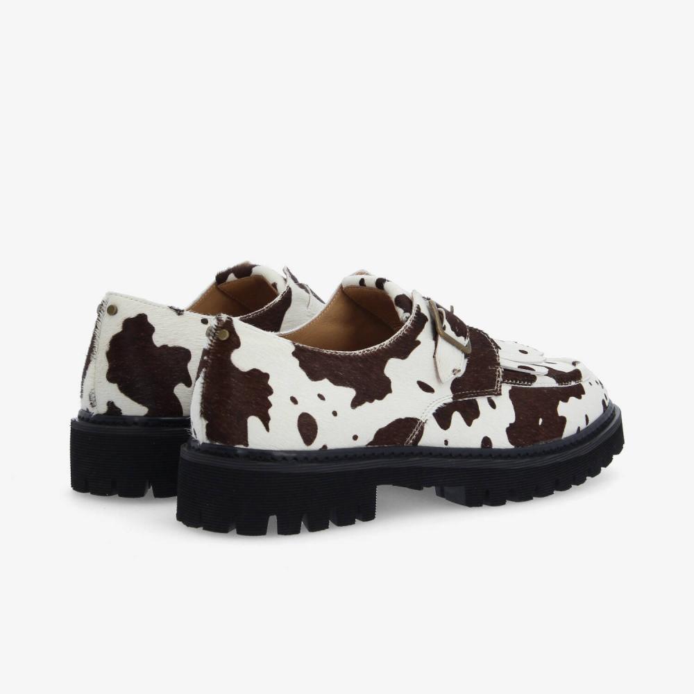 SCHMOOVE — mysen-plt-buckle-m-pony-cow-blanc-marron