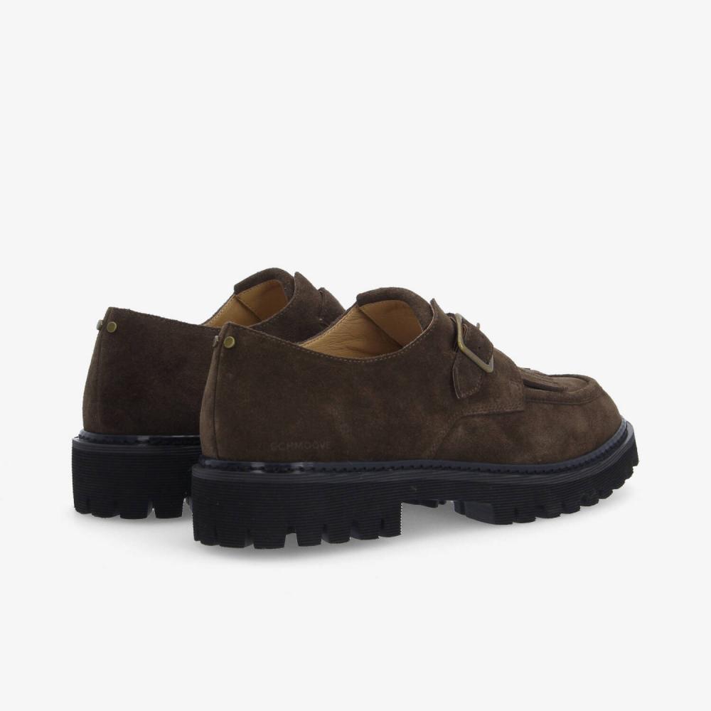 SCHMOOVE — mysen-plt-buckle-m-suede-marron