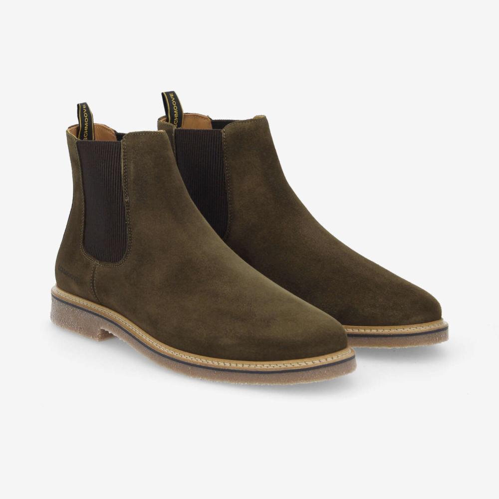 SCHMOOVE — dublin-chelsea-m-suede-vert