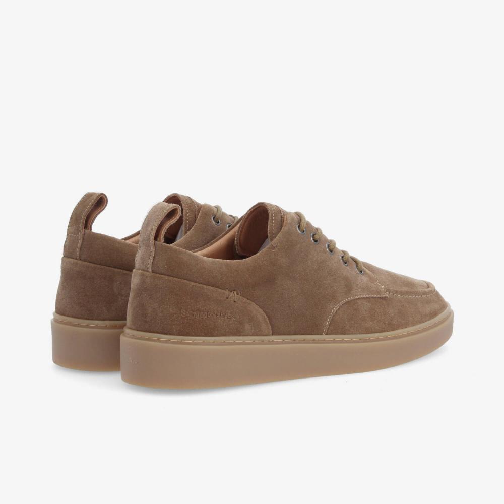 SCHMOOVE — loafly-plato-m-suede-beige