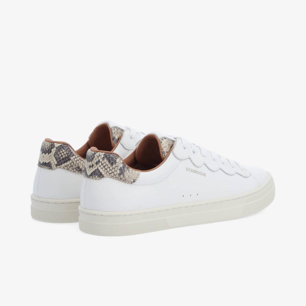 SCHMOOVE — sparkle-wave-w-nap-printpython-blanc-beige