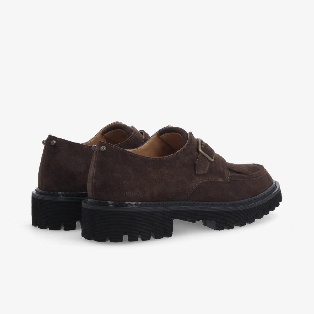 SCHMOOVE — mysen-plt-buckle-w-suede-marron