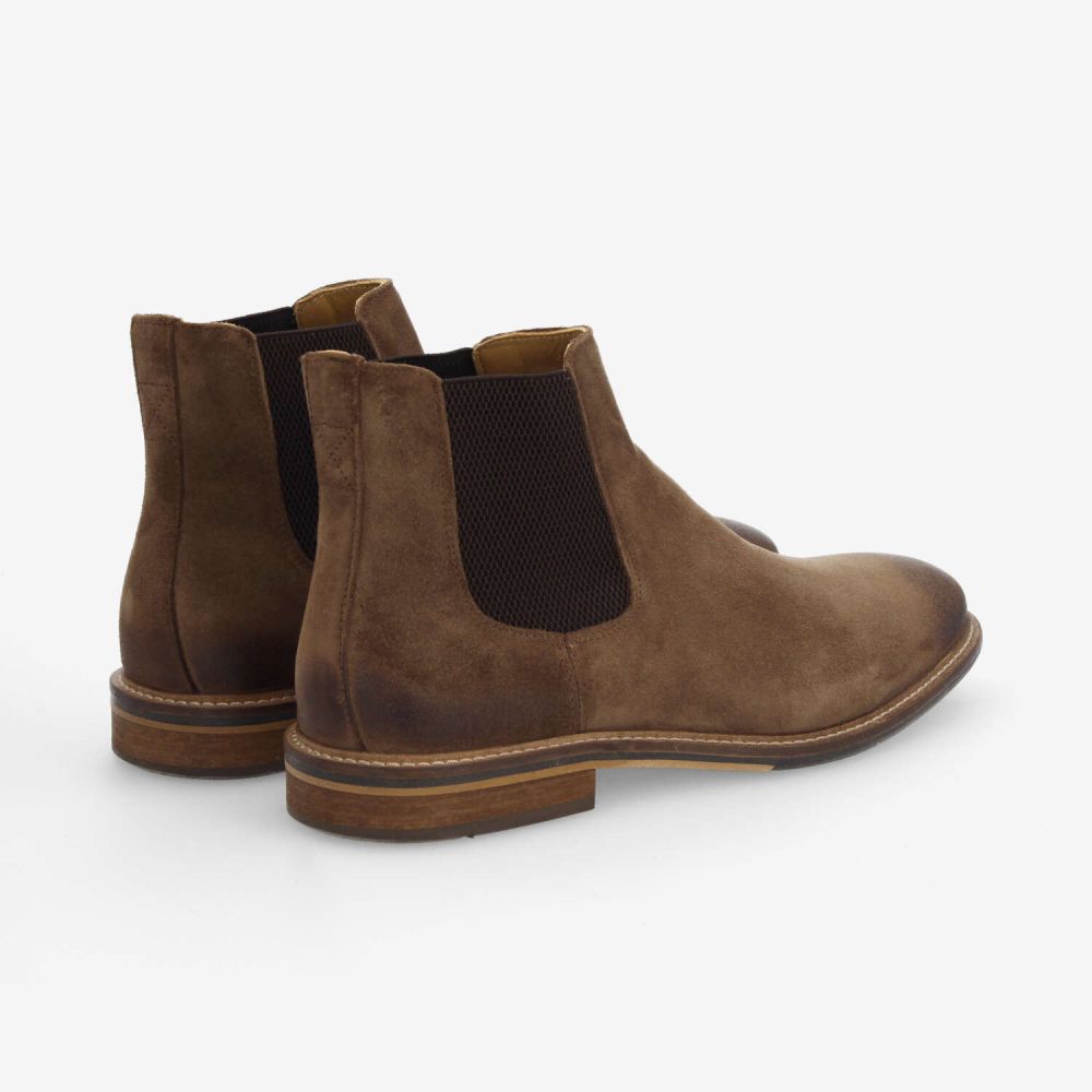 SCHMOOVE — pilot-chelsea-suede-marron