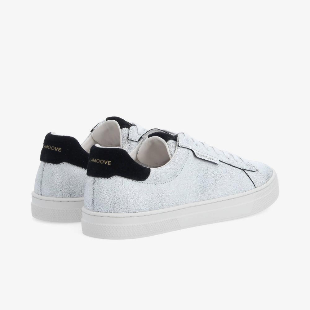 SCHMOOVE — sparkle-sneaker-m-crackled-ltr-sd-noir