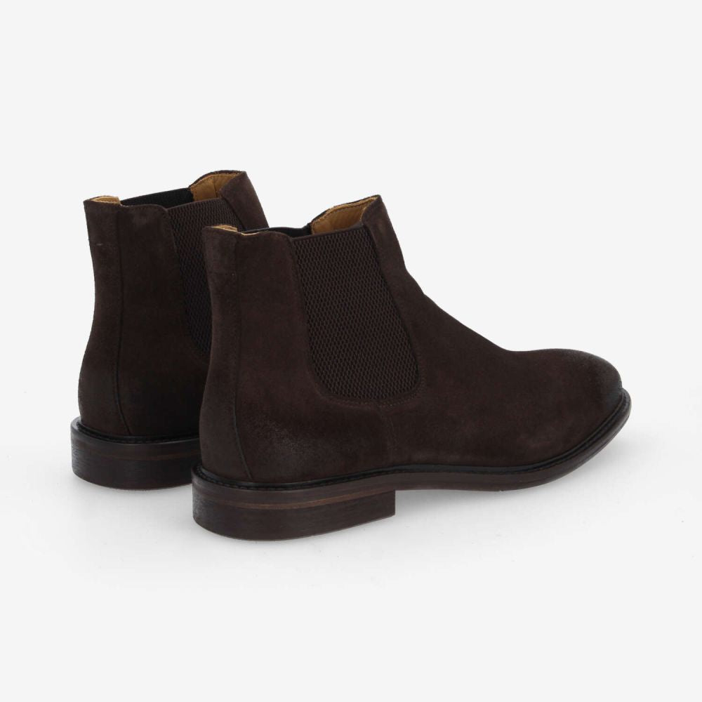 SCHMOOVE — pilot-chelsea-suede-marron-fonce