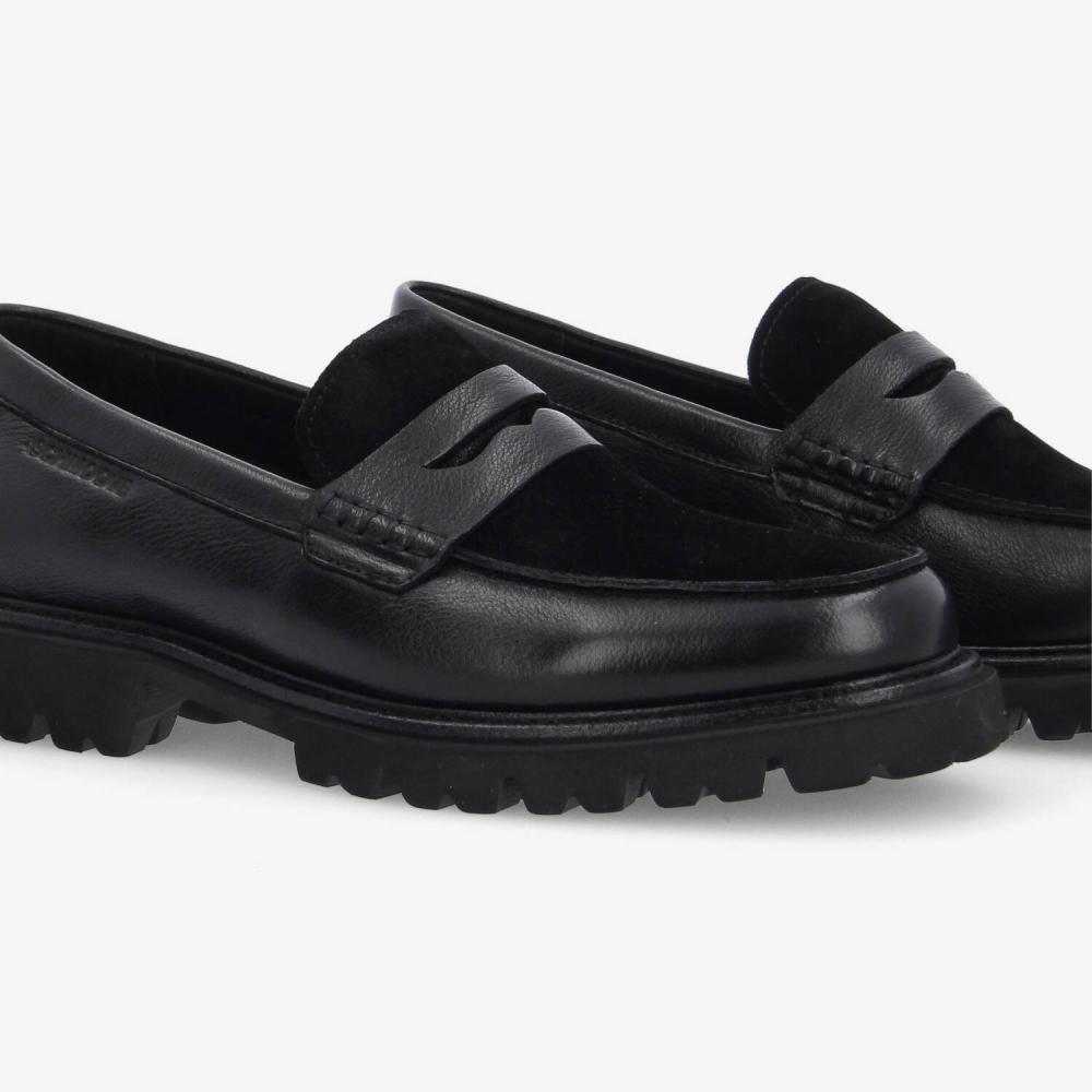 SCHMOOVE — johnny-loafer-m-grain-ltr-suede-noir