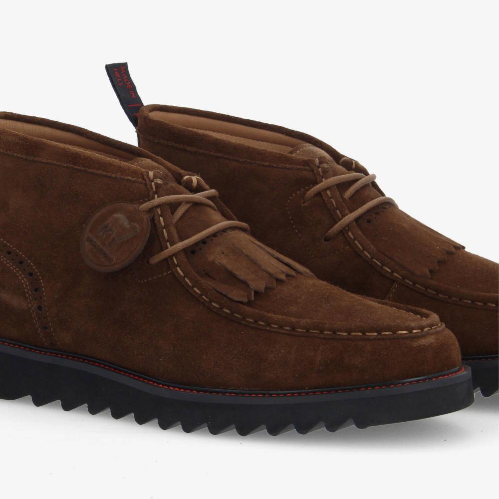 SCHMOOVE — ripple-chukka-m-suede-marron