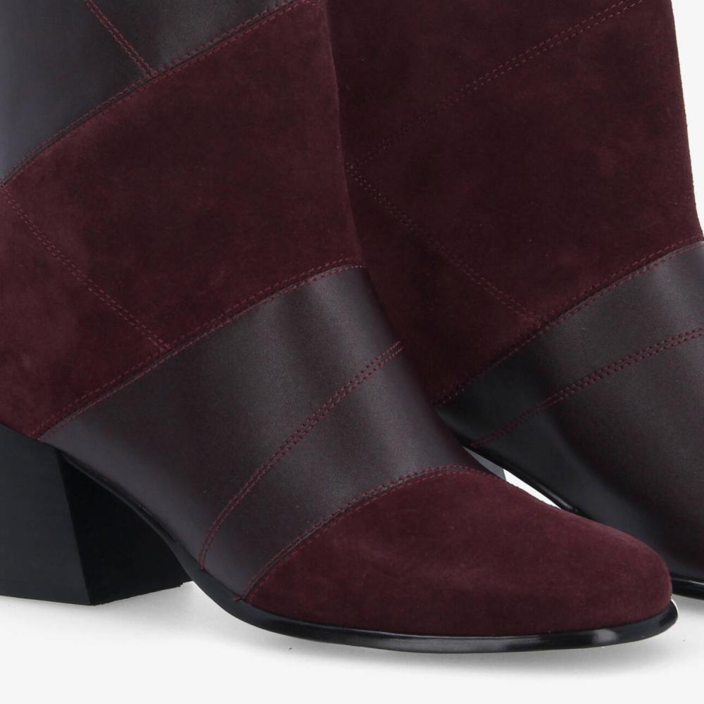 SCHMOOVE — skara-patch-boots-w-suede-nappa-rouge