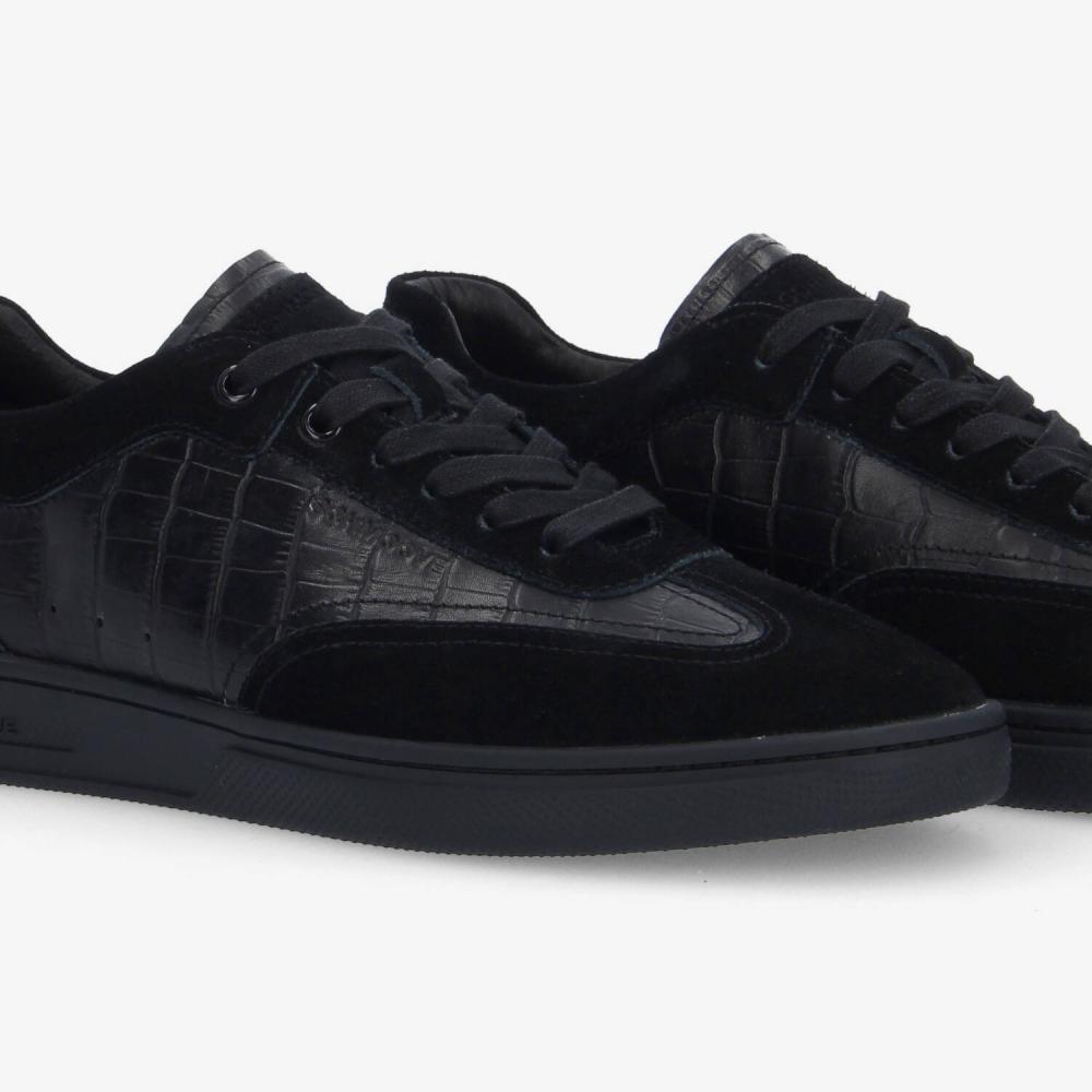 SCHMOOVE — san-marino-sneaker-m-mat-kroco-suede-noir
