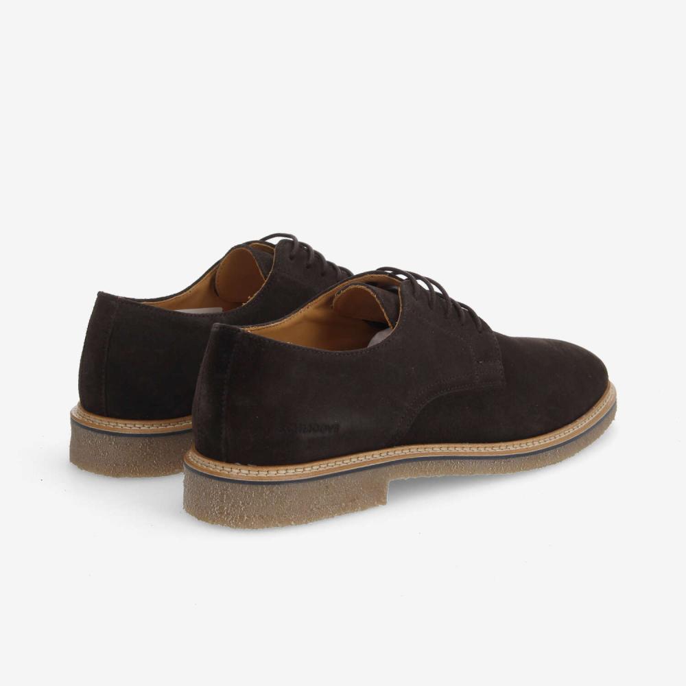 SCHMOOVE — dublin-derby-m-suede-marron-fonce