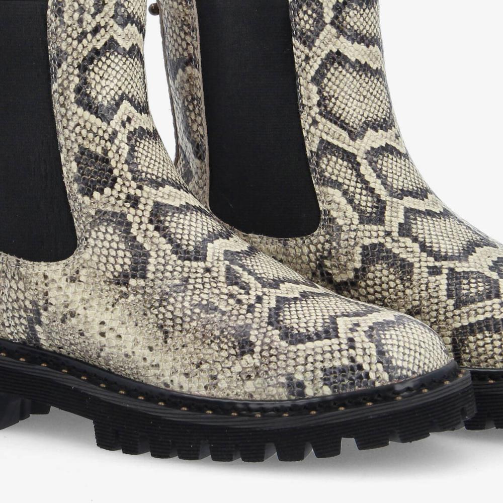 SCHMOOVE — mysen-chelsea-w-print-python-beige