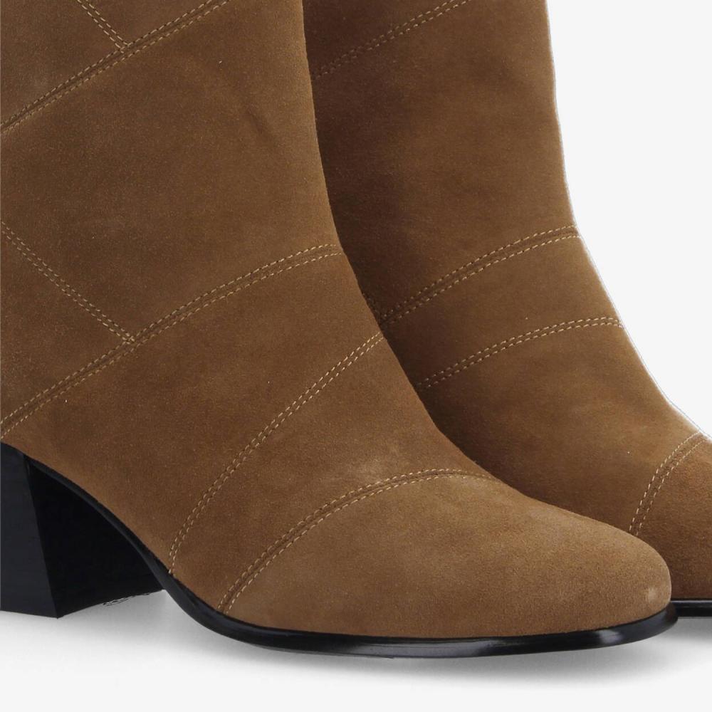 SCHMOOVE — skara-patch-boots-w-cow-suede-marron