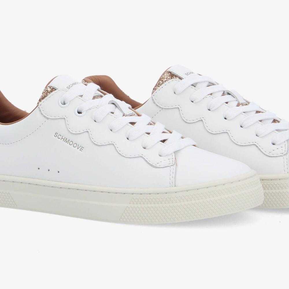 SCHMOOVE — sparkle-wave-w-nappa-glitter-blanc-rose