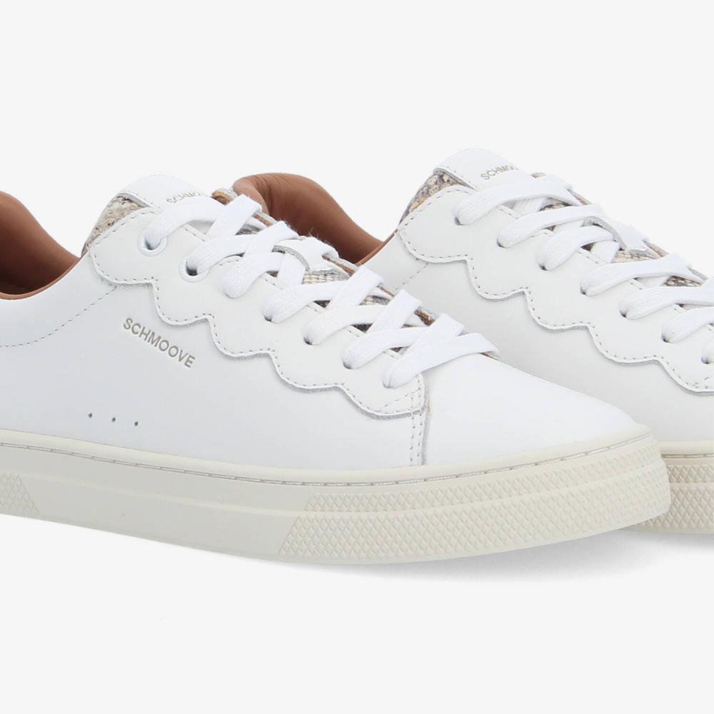 SCHMOOVE — sparkle-wave-w-nap-printpython-blanc-beige