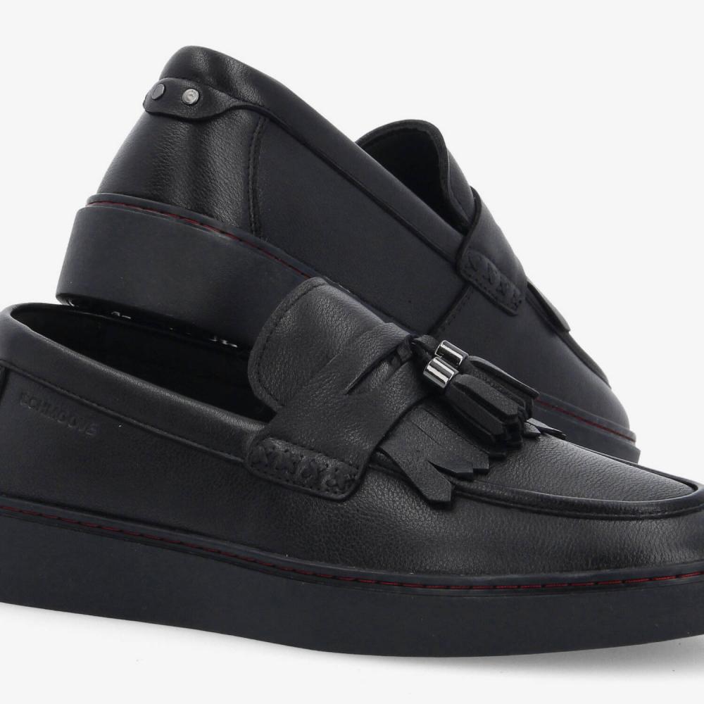 SCHMOOVE — loafly-loafer-m-tumbled-leather-noir