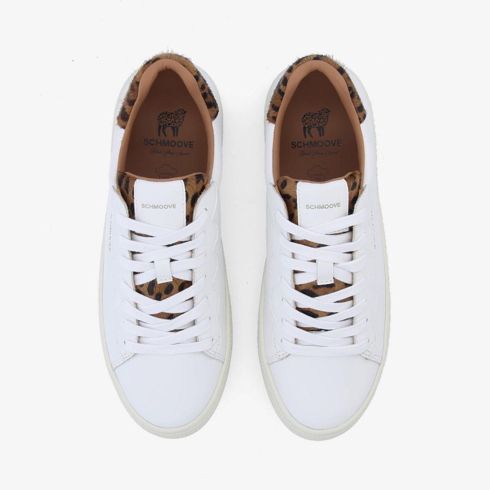 SCHMOOVE — sparkle-wave-w-nappa-pony-leo-blanc-marron