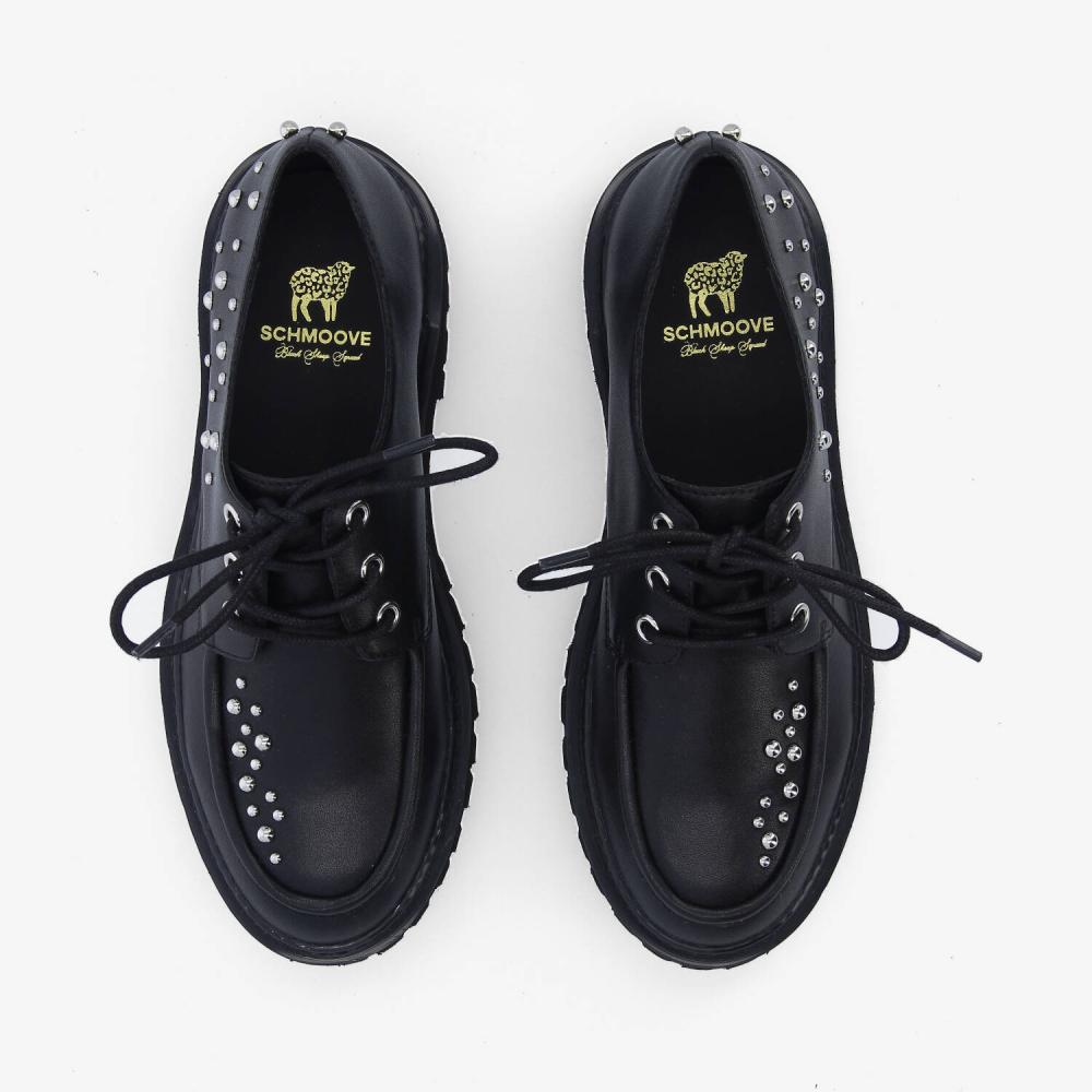 SCHMOOVE — mysen-plt-laces-w-nappa-noir