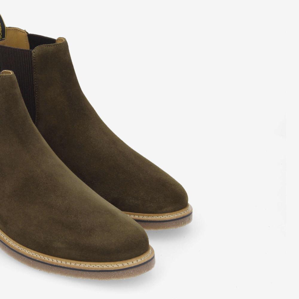 SCHMOOVE — dublin-chelsea-m-suede-vert