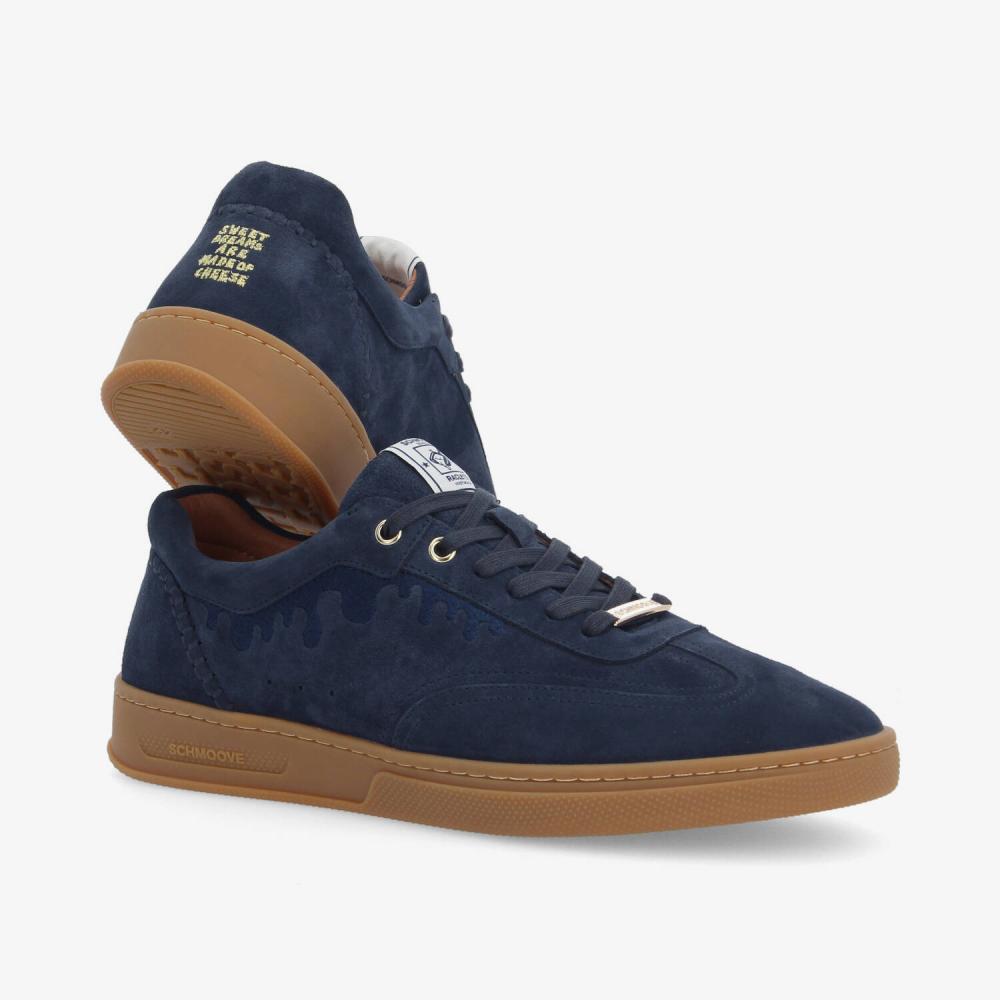 SCHMOOVE — san-marino-sneaker-m-suede-bleu