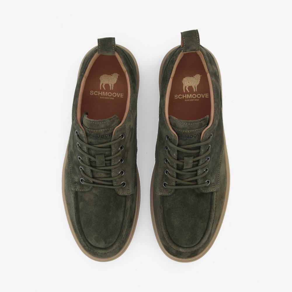SCHMOOVE — loafly-plato-m-suede-vert