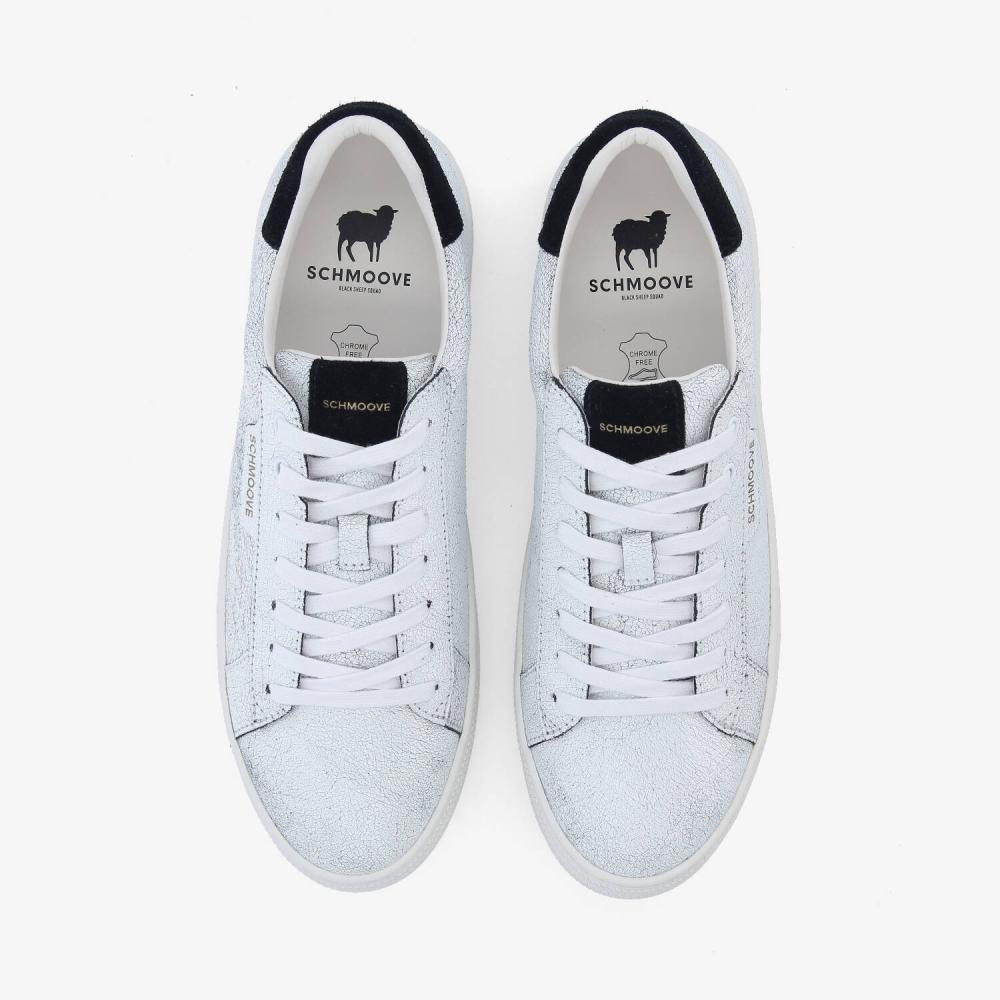 SCHMOOVE — sparkle-sneaker-m-crackled-ltr-sd-noir