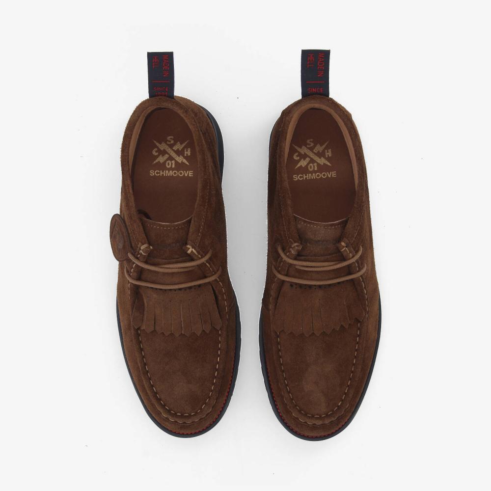 SCHMOOVE — ripple-chukka-m-suede-marron