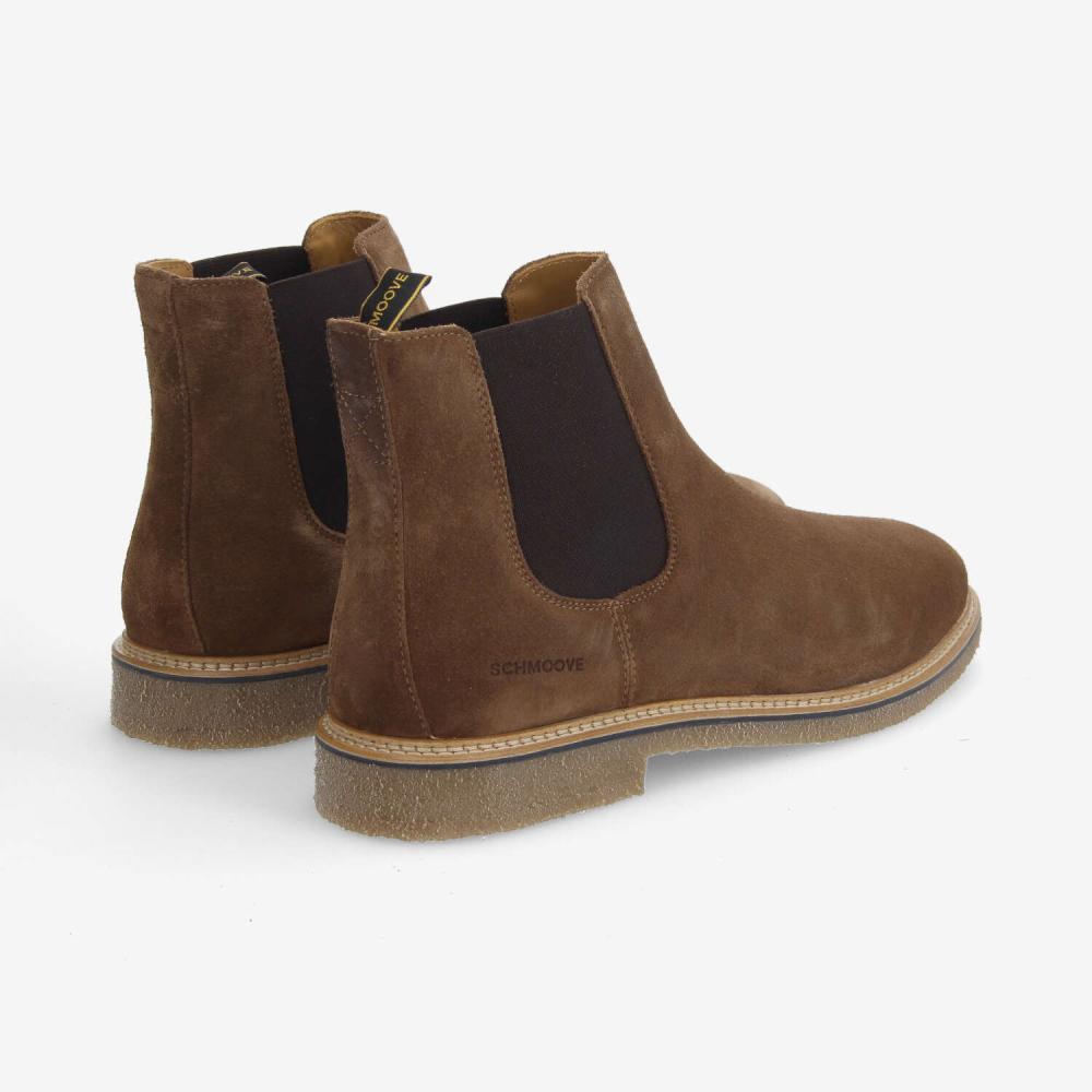 SCHMOOVE — dublin-chelsea-m-suede-marron