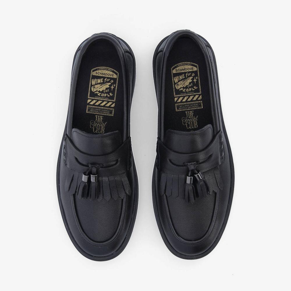 SCHMOOVE — loafly-loafer-m-tumbled-leather-noir