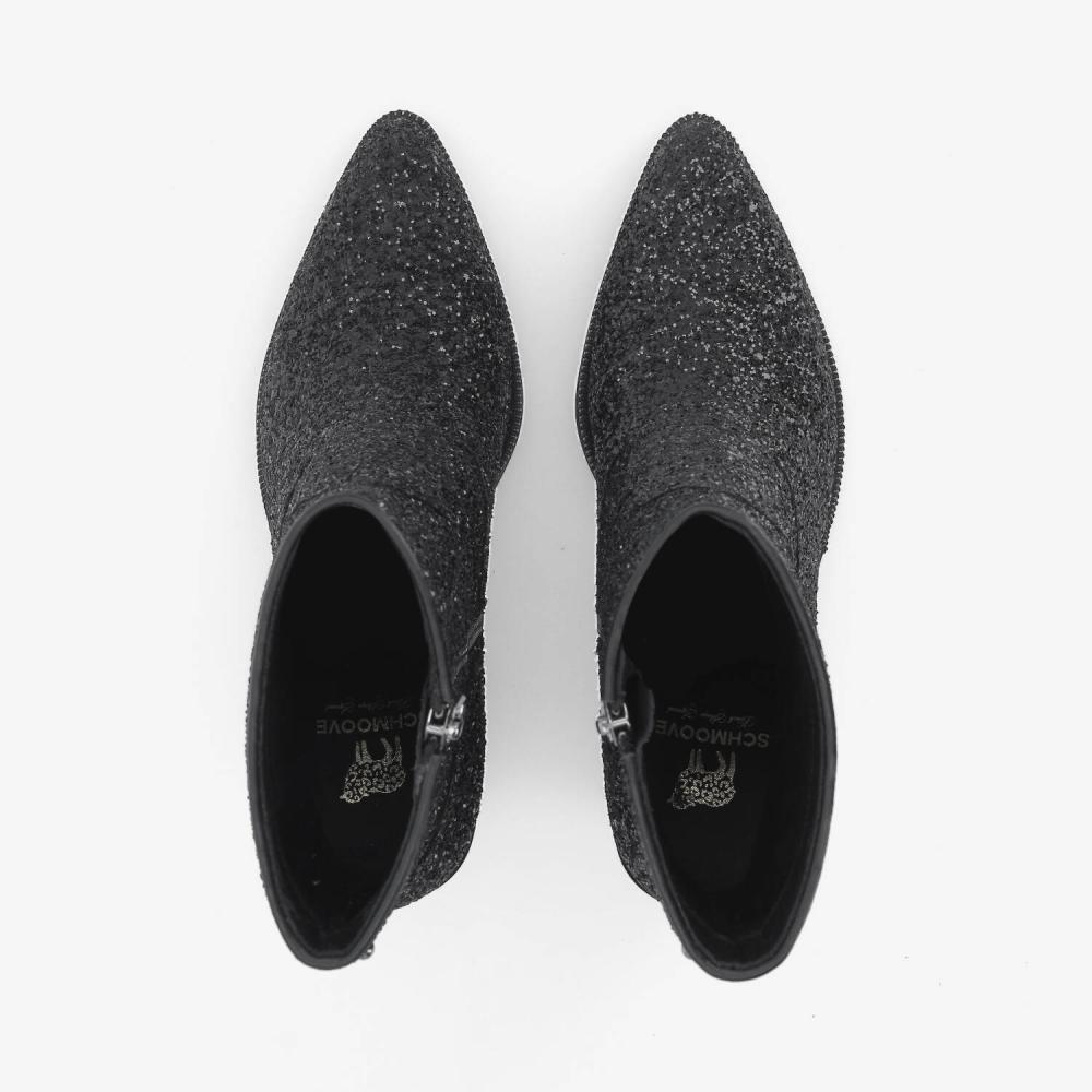 SCHMOOVE — leonie-zip-boots-w-glitter-noir