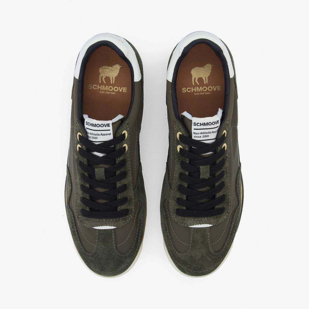 SCHMOOVE — camden-sneaker-m-nylon-suede-sde-vert