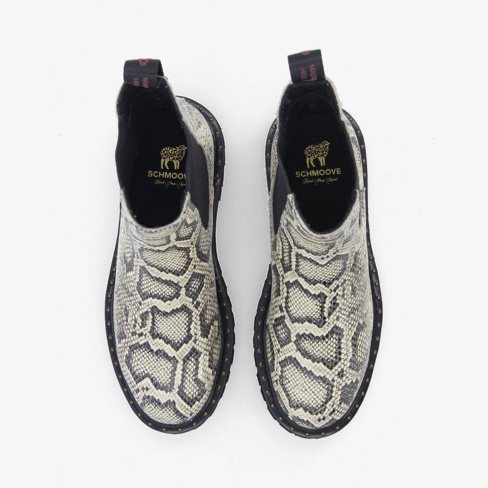 SCHMOOVE — mysen-chelsea-w-print-python-beige