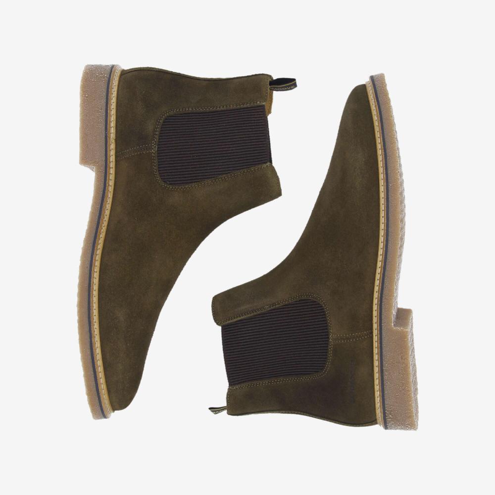 SCHMOOVE — dublin-chelsea-m-suede-vert
