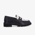 MYSEN LOAFER W - NAPPA/SUEDE - NOIR/BLANC