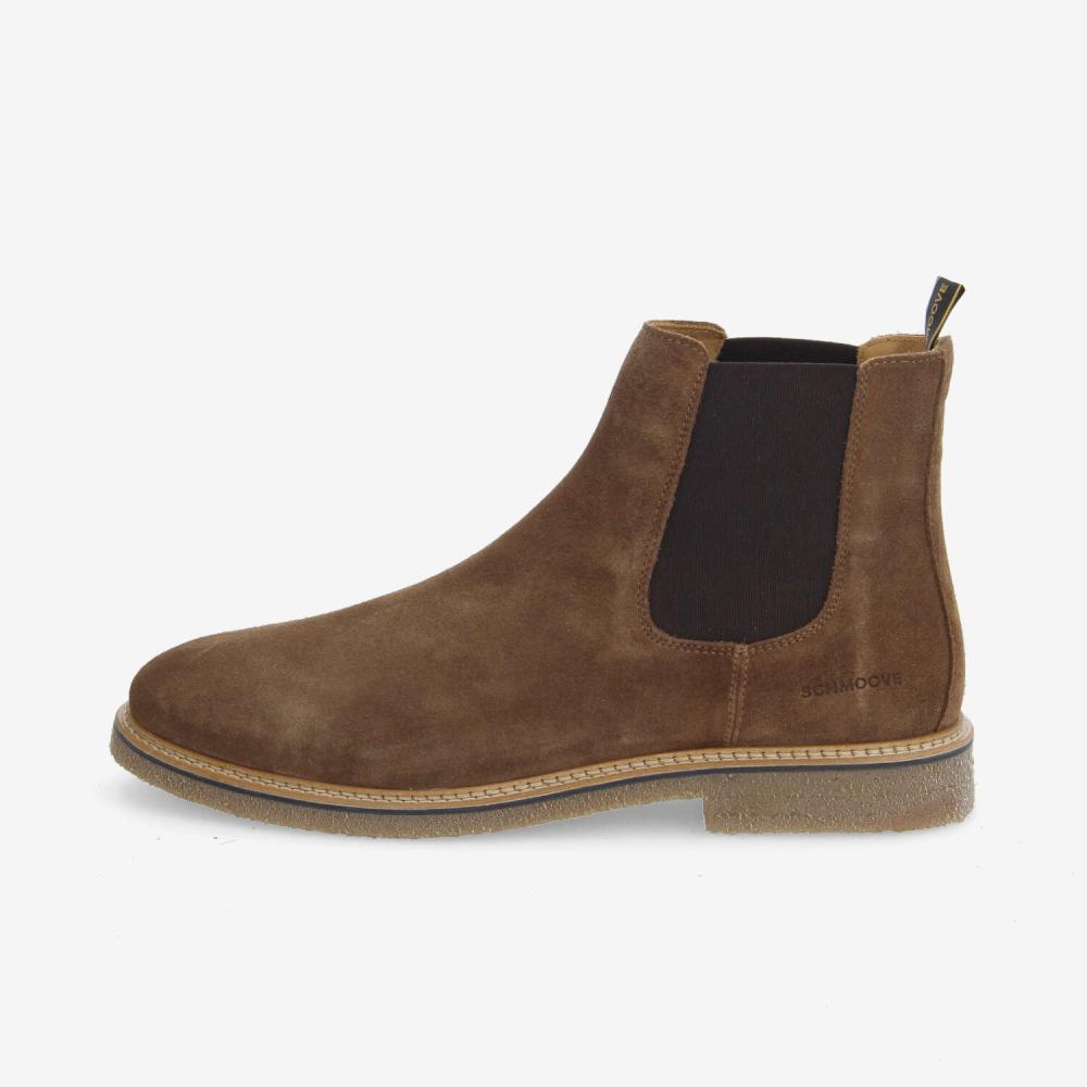 SCHMOOVE — dublin-chelsea-m-suede-marron