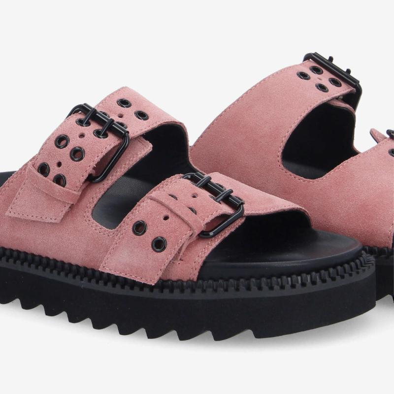 STELLA BUCKLE W - SUEDE - ROSE